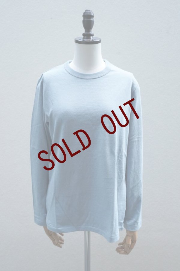 画像1: eleven 2nd　 Plain Cotton Jersey Long T-shirt　 col. Sky Blue (1)