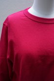 画像2: eleven 2nd　 Plain Cotton Jersey Long T-shirt　 col. Rose (2)