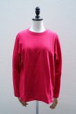 画像1: eleven 2nd　 Plain Cotton Jersey Long T-shirt　 col. Rose (1)