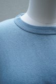 画像2: eleven 2nd   Plain Cotton jersey Mens T-shirt  col.Sky Blue (2)