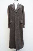 画像1:  AURALEE　 LAMA SHETLAND WOOL TWEED CHESTERFIELD COAT 　 col. BROWN TWEED (1)