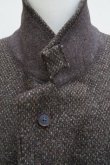 画像10:  AURALEE　 LAMA SHETLAND WOOL TWEED CHESTERFIELD COAT 　 col. BROWN TWEED (10)