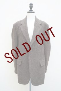 ジャケット・アウター LAMA SHETLAND WOOL TWEEDCHESTERFIELDCOAT Auralee Lama Shetland Wool Tweed Chesterfield Coat in Khaki