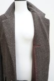 画像11:  AURALEE　 LAMA SHETLAND WOOL TWEED CHESTERFIELD COAT 　 col. BROWN TWEED (11)