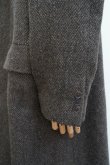 画像7:  AURALEE　 LAMA SHETLAND WOOL TWEED CHESTERFIELD COAT 　 col. BROWN TWEED (7)