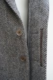 画像5:  AURALEE　 LAMA SHETLAND WOOL TWEED OVER JACKET 　 col. KHAKI TWEED (5)