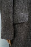 画像5:  AURALEE　 LAMA SHETLAND WOOL TWEED CHESTERFIELD COAT 　 col. BROWN TWEED (5)