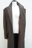 画像12:  AURALEE　 LAMA SHETLAND WOOL TWEED CHESTERFIELD COAT 　 col. BROWN TWEED (12)