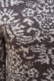 画像4: Cristaseya　 14WM-WO-MO　 FELTED JACQUARD TURTLE NECK SWATER　 col.MOCHA/CREAM (4)