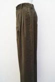 画像5: Cristaseya　 15SA-CRD-LKH　 DOUBLE PLEATED CORDUROY PANTS　 col.LIGHT KHAKI (5)