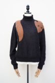 画像3: Cristaseya　 15WM-MW-BK　 VOLPE TURTLE NECK SWEATER　 col.BLACK (3)