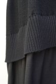 画像5: Cristaseya　 11WM-WV-BK　 PATCHED LONG SKIRT　 col.BLACK (5)
