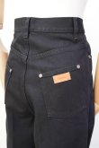 画像1: Cristaseya　 04ED-BK　 HIGHWAISTED BLACK DENIM　 col.BLACK (1)