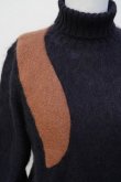 画像2: Cristaseya　 15WM-MW-BK　 VOLPE TURTLE NECK SWEATER　 col.BLACK (2)