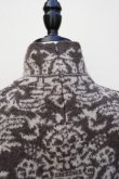 画像5: Cristaseya　 14WM-WO-MO　 FELTED JACQUARD TURTLE NECK SWATER　 col.MOCHA/CREAM (5)