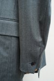 画像6:  AURALEE　 WOOL FULLING FLANNEL STRIPE JACKET 　 col. TOP GREY (6)