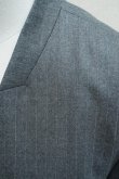 画像3:  AURALEE　 WOOL FULLING FLANNEL STRIPE JACKET 　 col. TOP GREY (3)