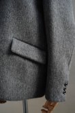 画像4: BOWTE　 DOUBLE SHAGGY KID MOHAIR SHORT COAT　 col.GREY (4)