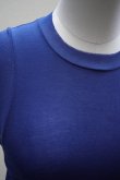 画像2:  AURALEE　 GIZA SUPER HIGH GAUGE SHEER RIB TANK 　 col. BLUE (2)