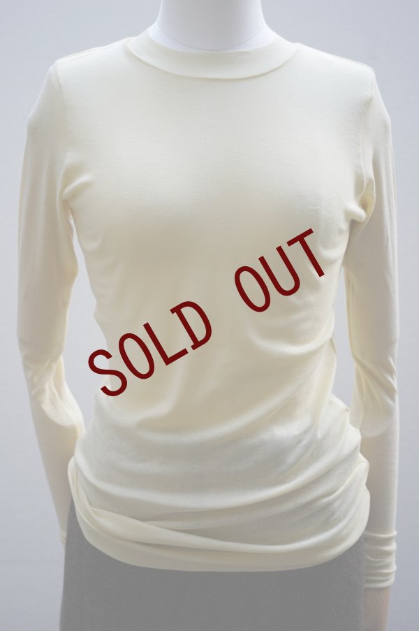 画像1:  AURALEE　  HIGH GAUGE SHEER RIB L/S TEE 　 col. YELLOW (1)