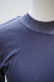 画像2:  AURALEE　 SUPER HIGH GAUGE SHEER RIB L/S TEE 　 col. NAVY (2)