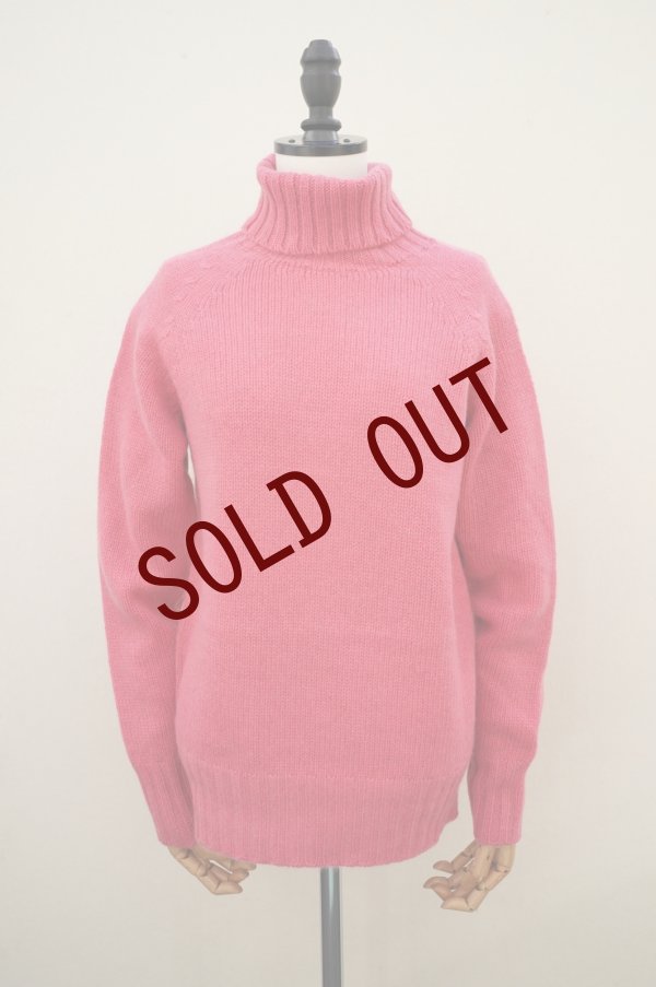 画像1: eleven 2nd   Yak Turtle Neck Jumper  col.Rose (1)