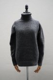 画像1: eleven 2nd   Yak Turtle Neck Jumper  col.Charcoal (1)