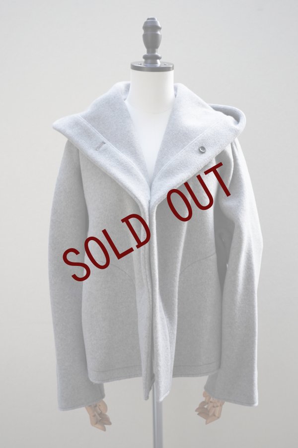 画像1: 10 HANDCRAFTED MODERN　 SUPER 140s SHORT HOOD COAT　 col. GRAY (1)