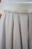 画像2: 10 HANDCRAFTED MODERN　 WAIST RIB KNIT 3TUCK WIDE PANTS　 col. BEIGE×WHITE (2)