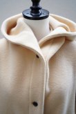 画像2: 10 HANDCRAFTED MODERN　 SUPER 140s SHORT HOOD COAT　 col. YELLOW (2)