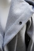 画像2: 10 HANDCRAFTED MODERN　 SUPER 140s SHORT HOOD COAT　 col. GRAY (2)