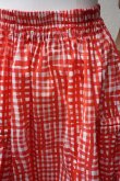 画像2: toogood　 THE HARVESTER SKIRT - PAINTED CHECK　  col.JAM (2)