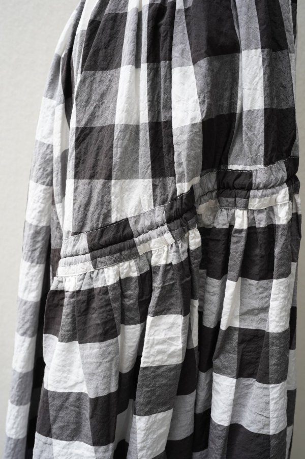 画像3: toogood　 THE HARVESTER SKIRT - TABLECLOTH GINGHAM　  col.COFFEE (3)