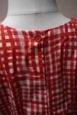 画像5: toogood　 THE POET TOP - PAINTED CHECK　  col.JAM (5)