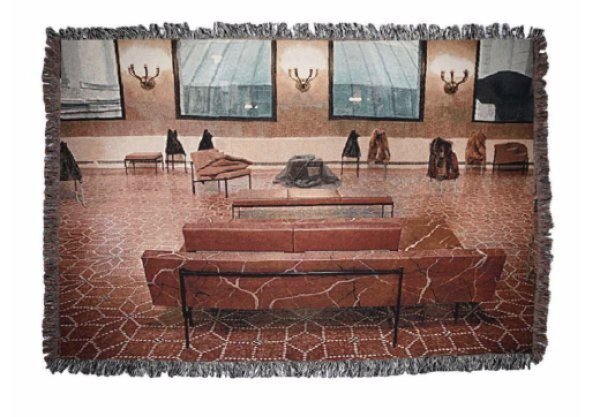 画像1: BLESS N°73　 PLATEAU SOFA BLANKET　 col.colourmix (1)