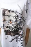 画像2: BLESSSUPREME　 SUPREME&BLESS Be Less T-Shirt　 col.white (2)