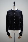 画像1: Oblada　 VELOR CARDIGAN　 col.BLACK (1)