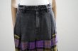 画像6: TANAKA　 COMBI WIDE TROUSERS　 col.PURPLE CHECK (6)