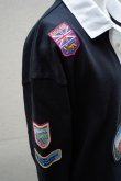 画像3: BODE　 MULTI-PATCH RUGBY SHIRT　 col.BLACK (3)