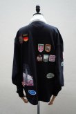 画像7: BODE　 MULTI-PATCH RUGBY SHIRT　 col.BLACK (7)