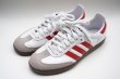 画像2: adidas　 SAMBA OG　 col.CLOUD WHITE /  BETTER SCARLET  / SUPPLIER COLOR (2)