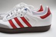 画像1: adidas　 SAMBA OG　 col.CLOUD WHITE /  BETTER SCARLET  / SUPPLIER COLOR (1)