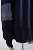 画像1: eleven 2nd   Elbow Patch Cardigan  col.Dk.Navy (1)