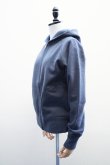 画像2: eleven 2nd　 Cotton Sweat Jersey Hooded Zip-Up　 col. Slate (2)