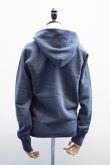 画像3: eleven 2nd　 Cotton Sweat Jersey Hooded Zip-Up　 col. Slate (3)