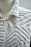 画像1: Isabella Stefanelli   Jack Flight Jkt Isaran - Opal　 Irish wool-hand knitted (1)