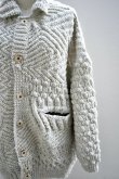 画像3: Isabella Stefanelli   Jack Flight Jkt Isaran - Opal　 Irish wool-hand knitted (3)