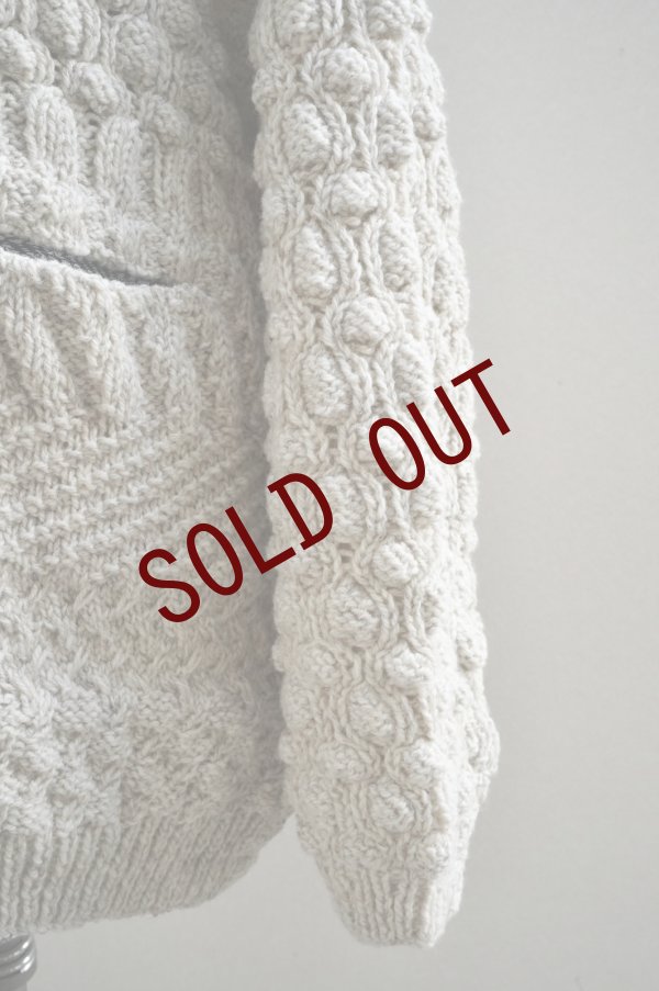 画像1: Isabella Stefanelli   Jack Flight Jkt Isaran - Marble　 Irish wool-hand knitted (1)
