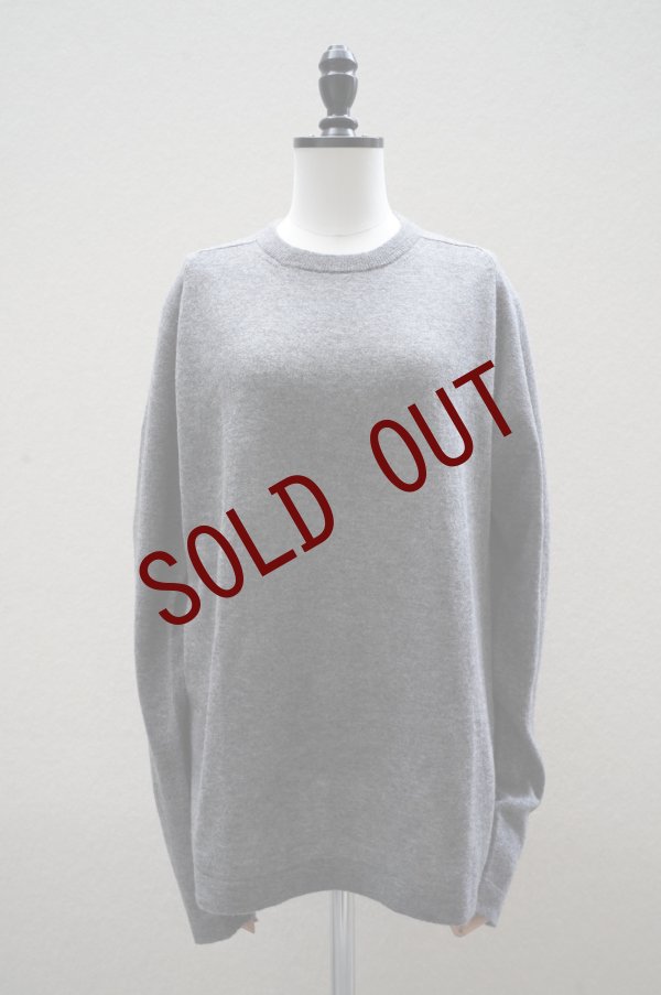 画像1: 再入荷　  eleven 2nd   MENS Round Neck Jumper  col.Md.Grey (1)