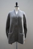 画像1: eleven 2nd　 Lettered Cardigan　 col.Grey (1)